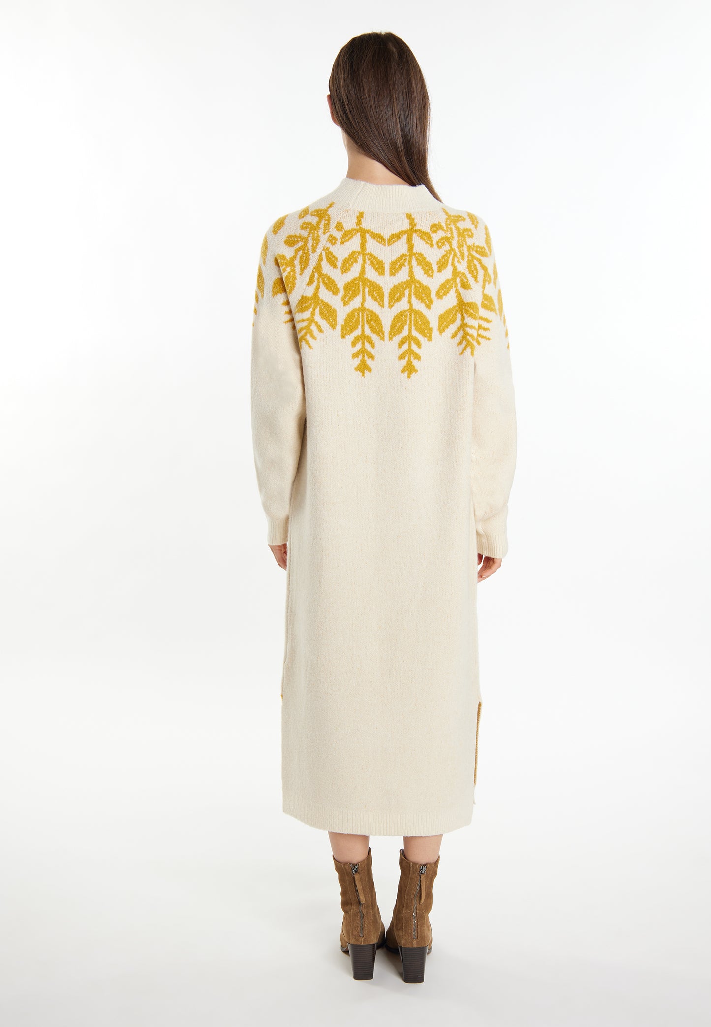 usha women's maxi knit dress