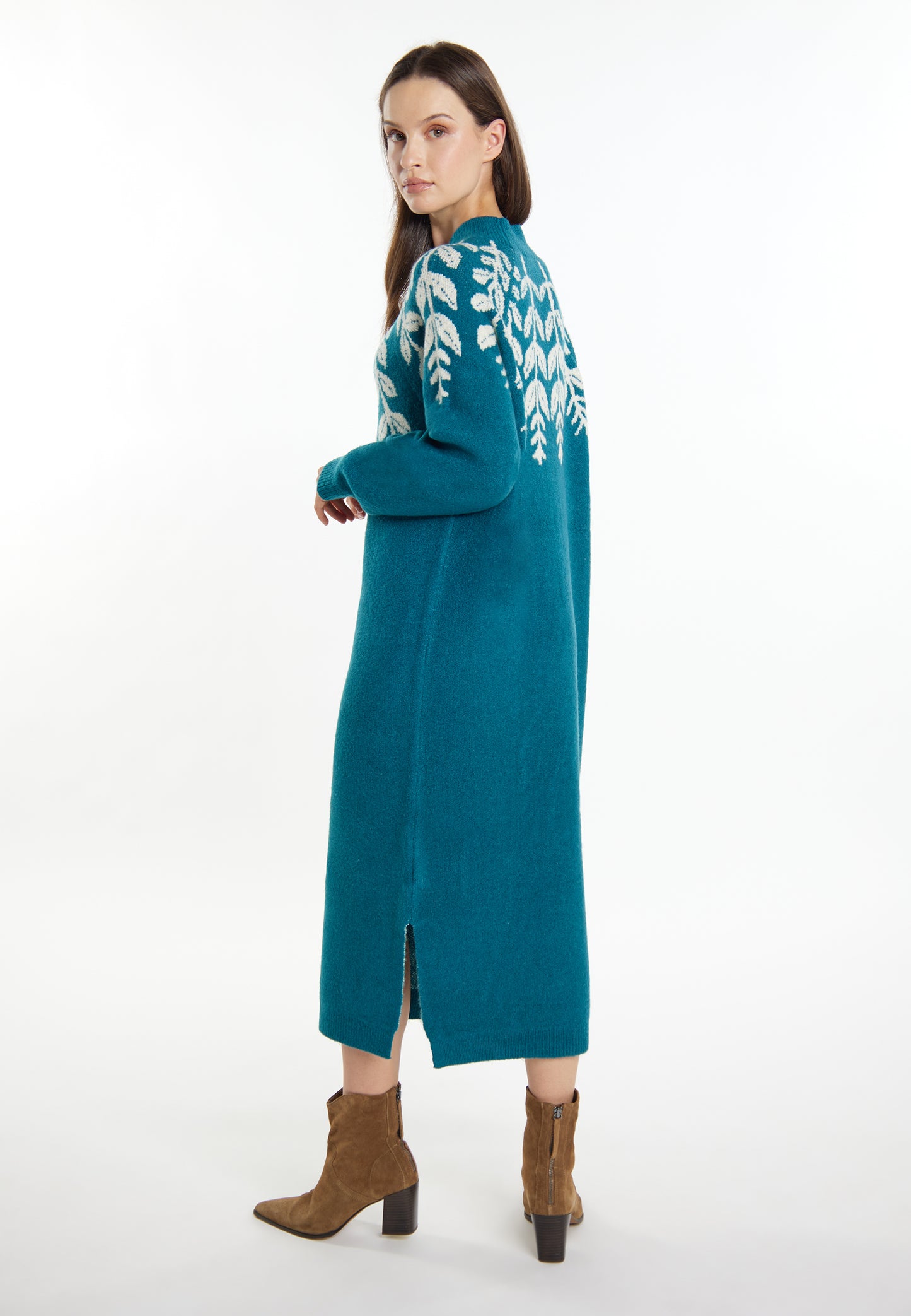 usha women's maxi knit dress