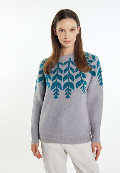usha damski sweter z dzianiny
