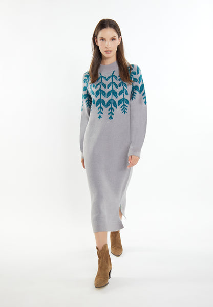 usha women's maxi knit dress