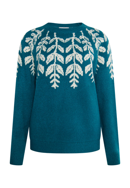 usha damski sweter z dzianiny