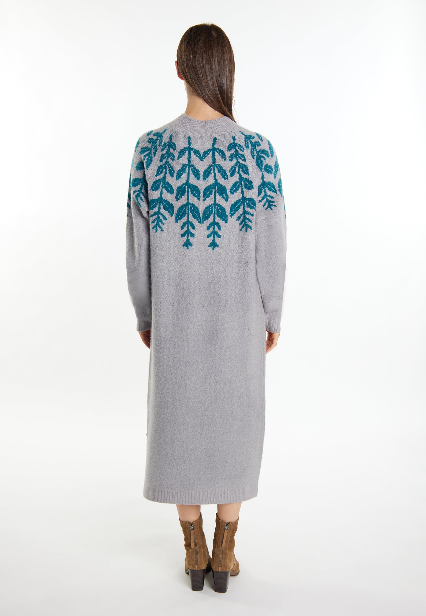 usha women's maxi knit dress