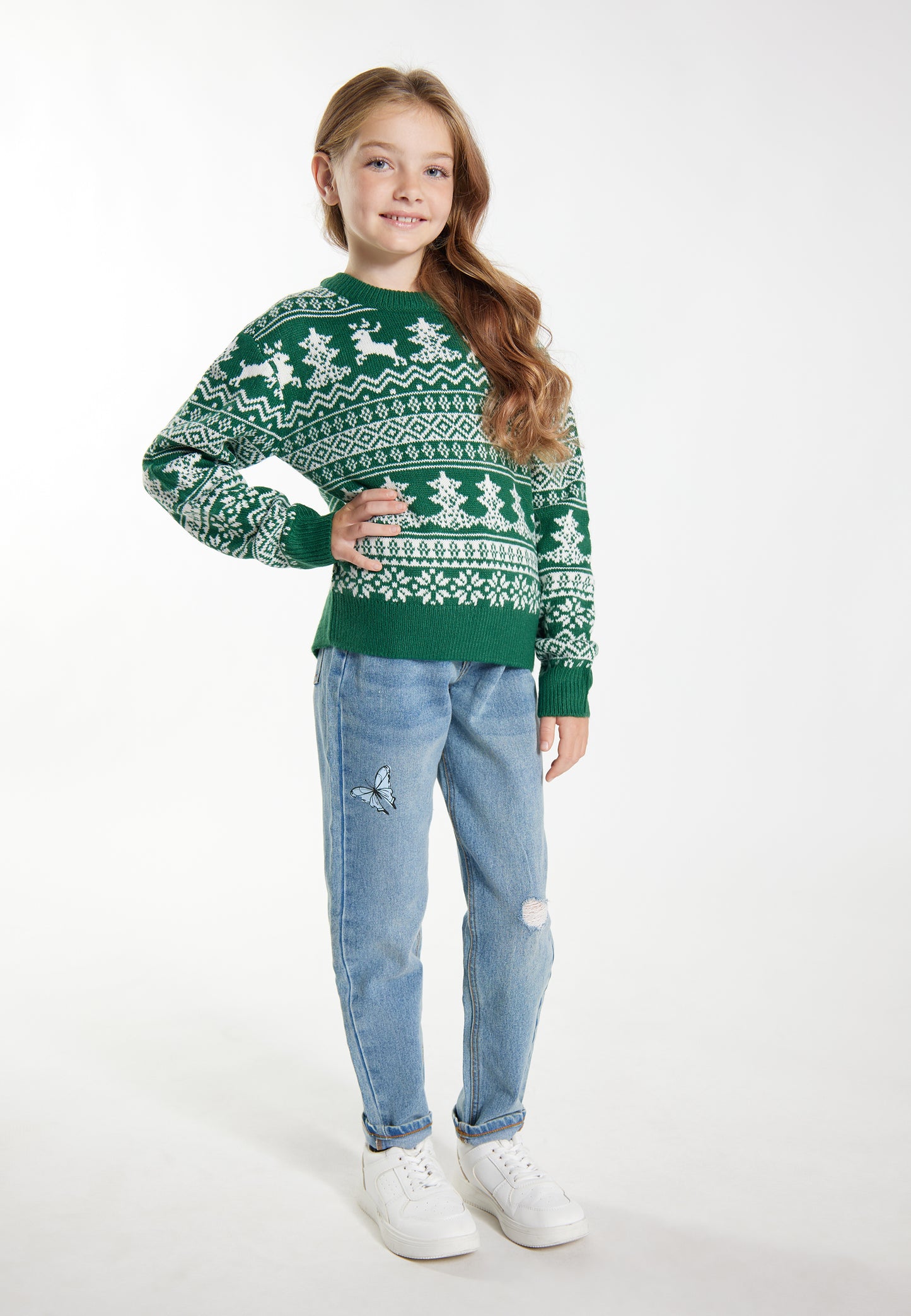 myMo KIDS girl's knitted sweater