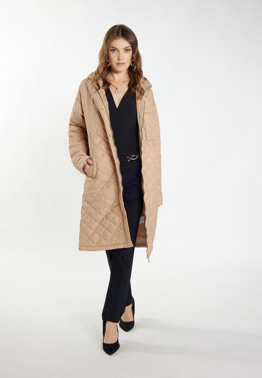 faina women's light quilted coat