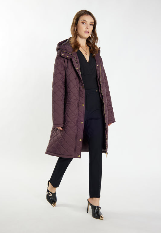 faina women's light quilted coat
