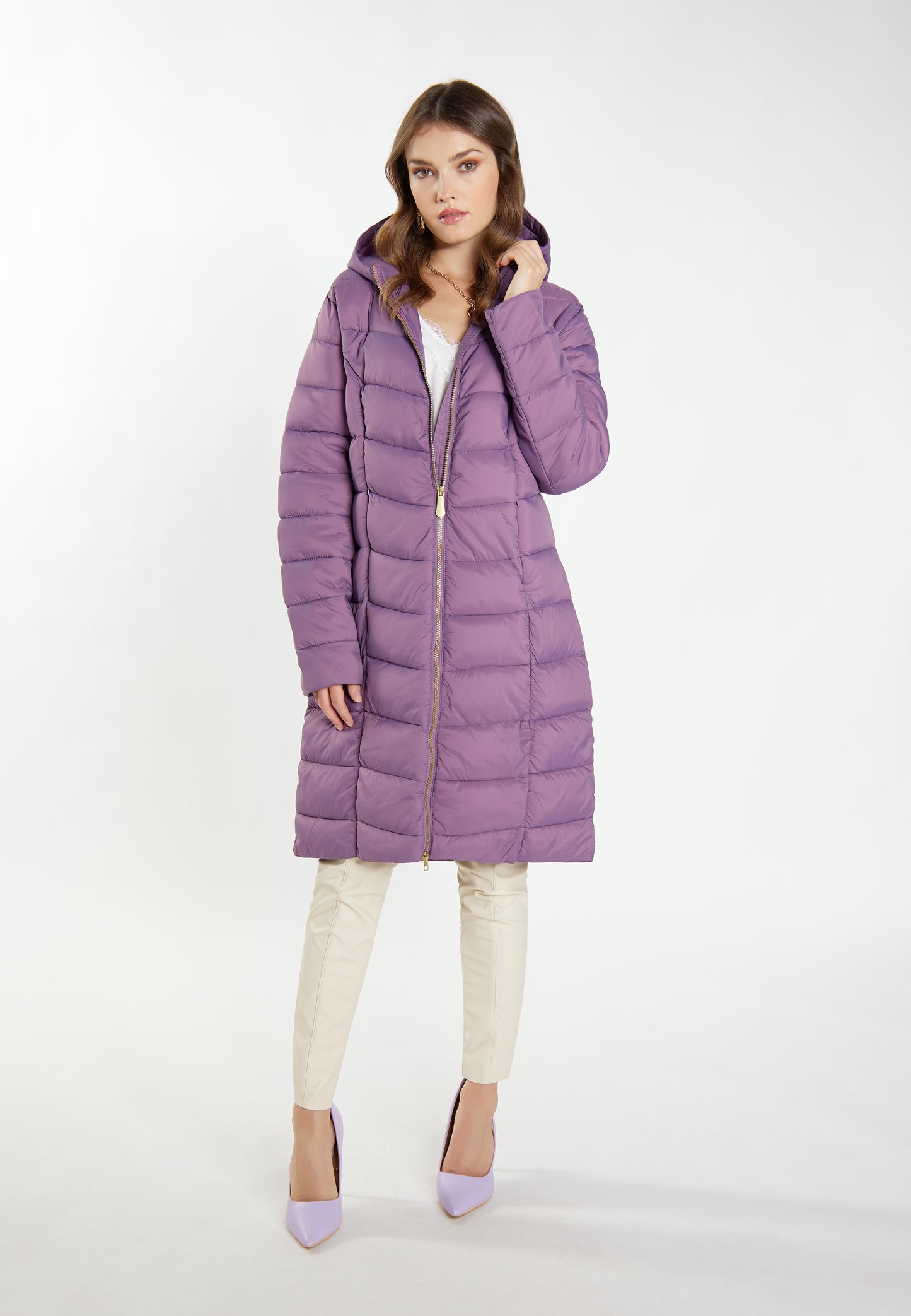faina women's quilted coat