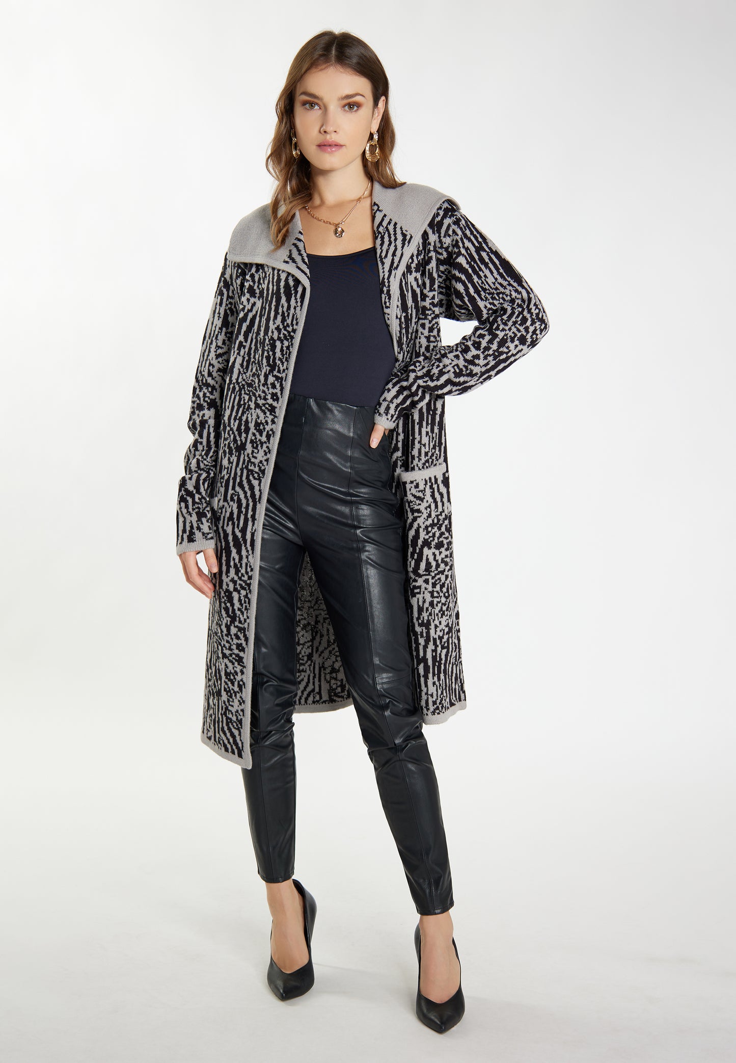 faina women's knit cardigan