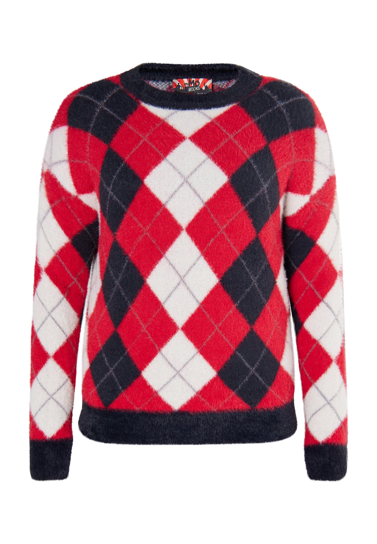 myMo ROCKS damski sweter z dzianiny