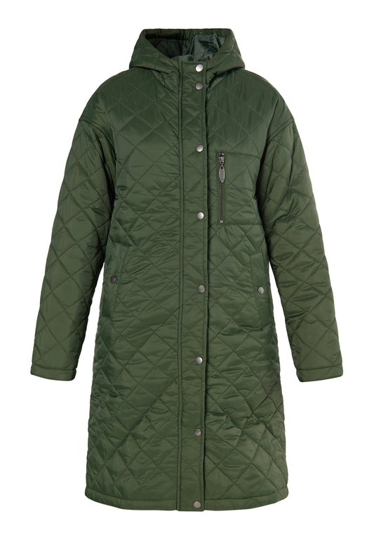usha women's quilted coat