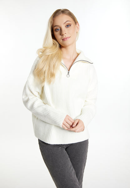 DreiMaster Vintage women's rib knit troyer