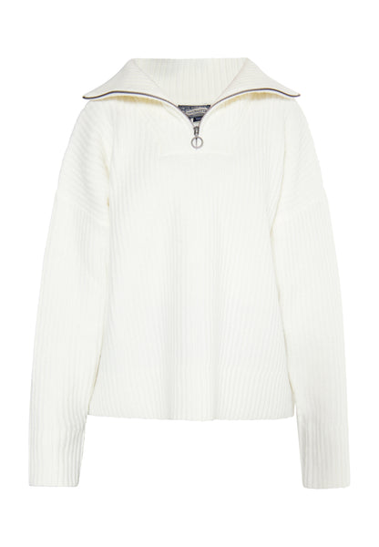 DreiMaster Vintage women's rib knit troyer