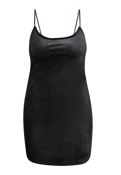 faina women's glittery mini velvet dress