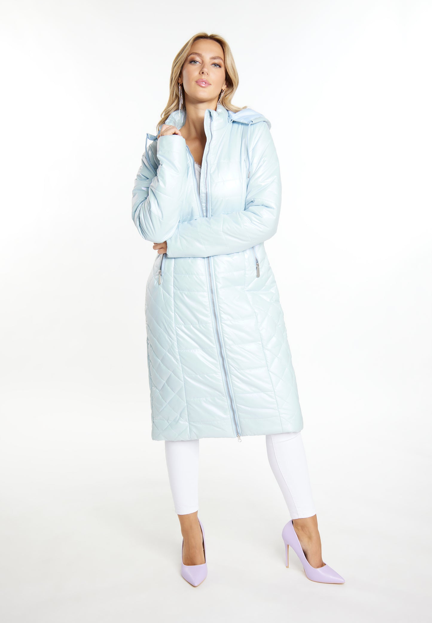 faina women's light quilted coat