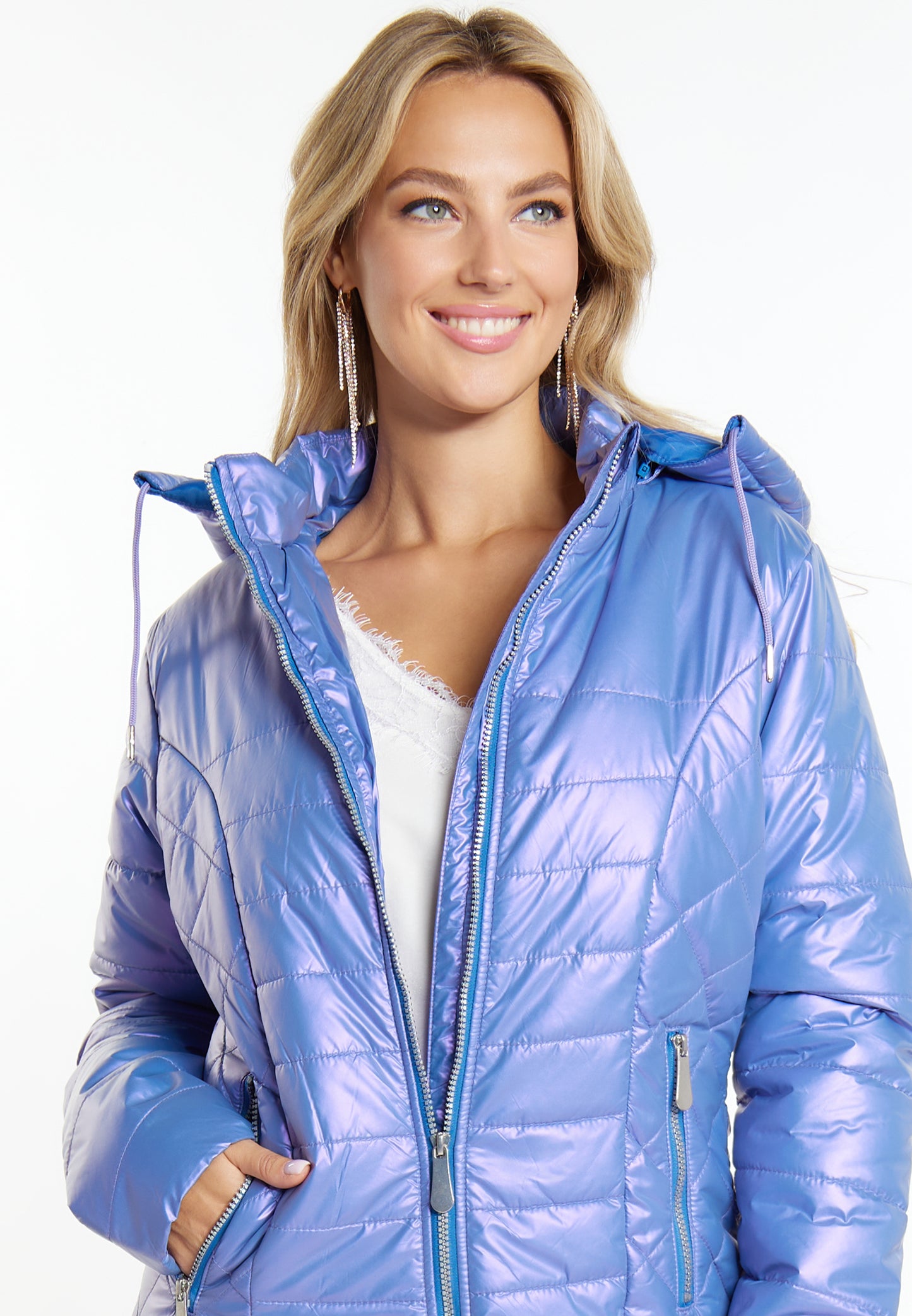faina women's light quilted coat
