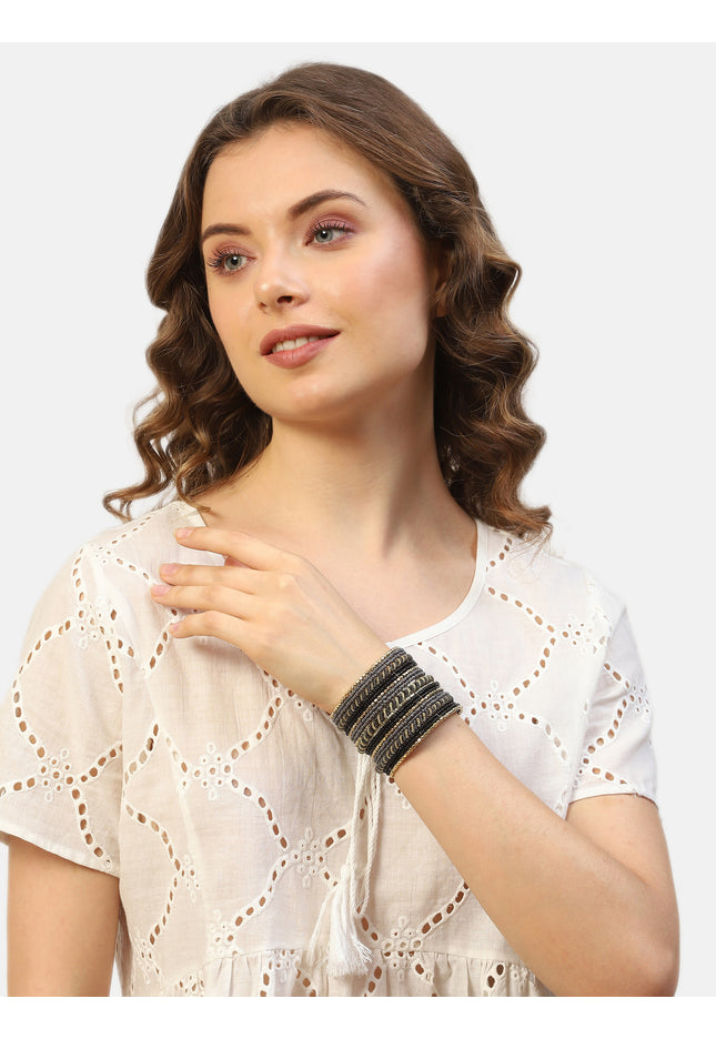 IZIA Women's Perlenmanschette