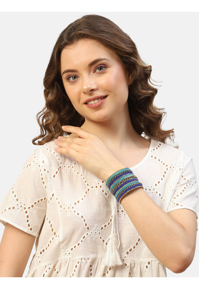 IZIA Women's Perlenmanschette