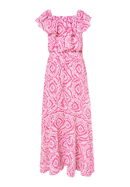 IZIA women's maxi dress with print