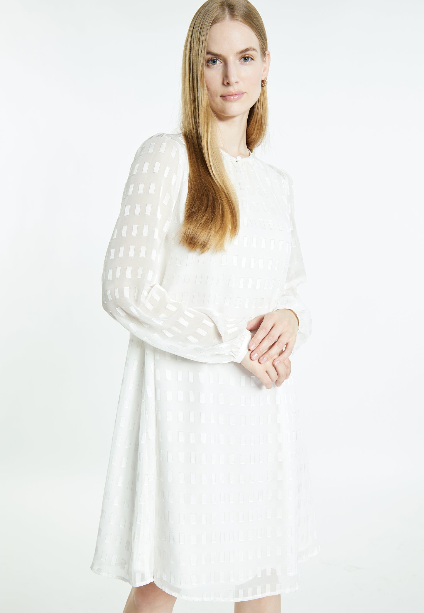 DreiMaster Klassik women's Midi dress with glitter