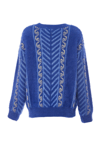 ebeeza damski sweter dzianinowy