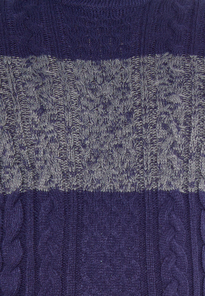 Mo men's cable knit sweater