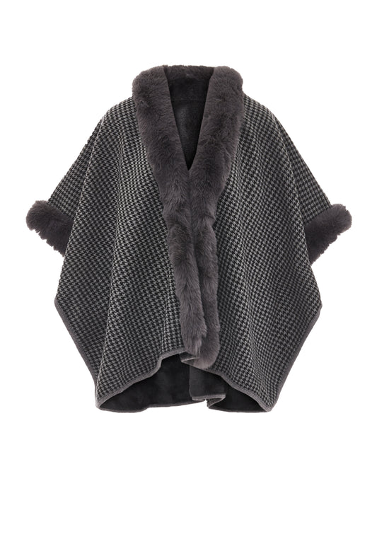 FRAULLY damskie ponczo