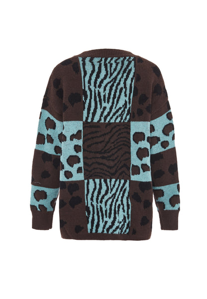ebeeza damski sweter dzianinowy