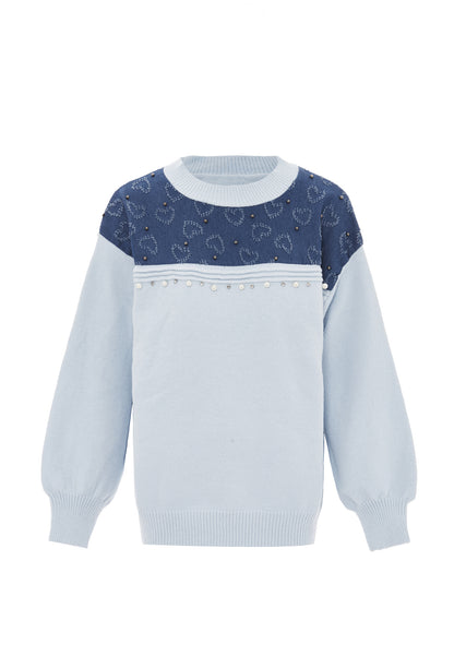 SANIKA damski sweter dzianinowy