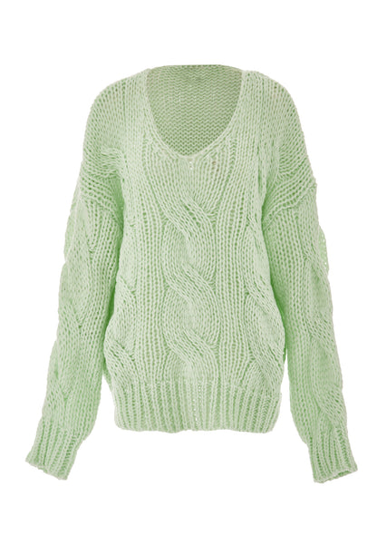 ebeeza damski sweter dzianinowy