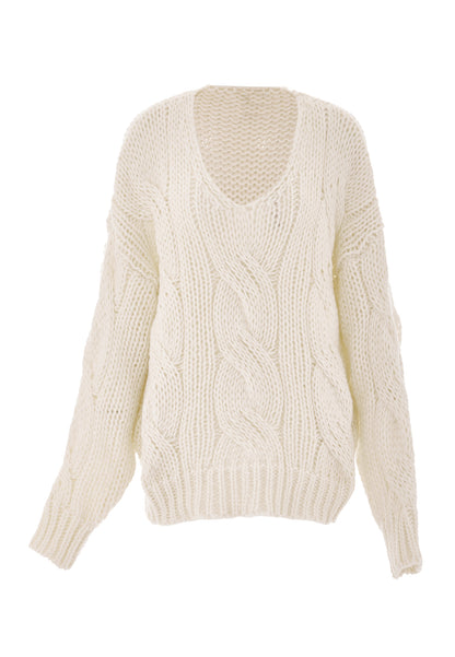 ebeeza damski sweter dzianinowy