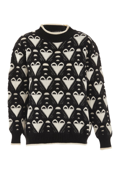 SWIRLY women's knitted sweater