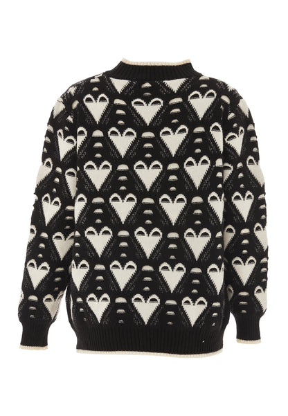SWIRLY women's knitted sweater