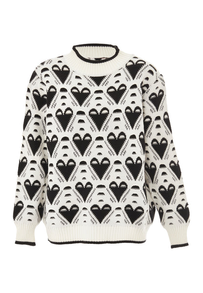 SWIRLY women's knitted sweater