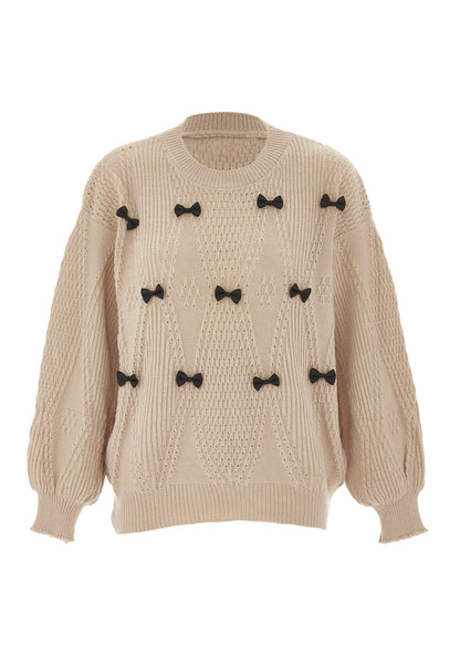 SWIRLY women's knitted sweater