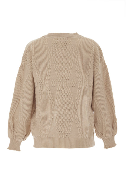 SWIRLY women's knitted sweater