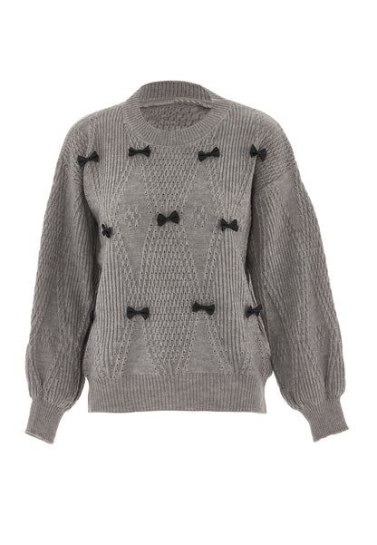 SWIRLY women's knitted sweater