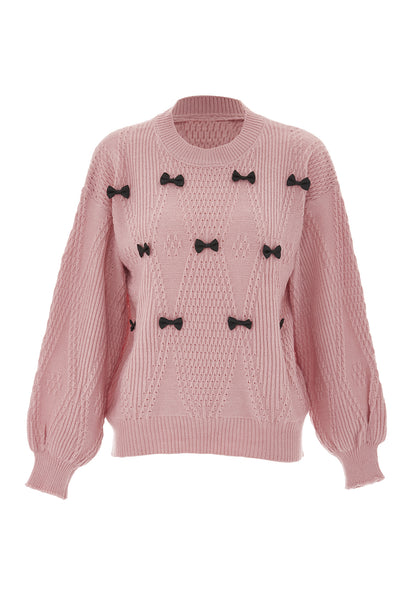SWIRLY women's knitted sweater