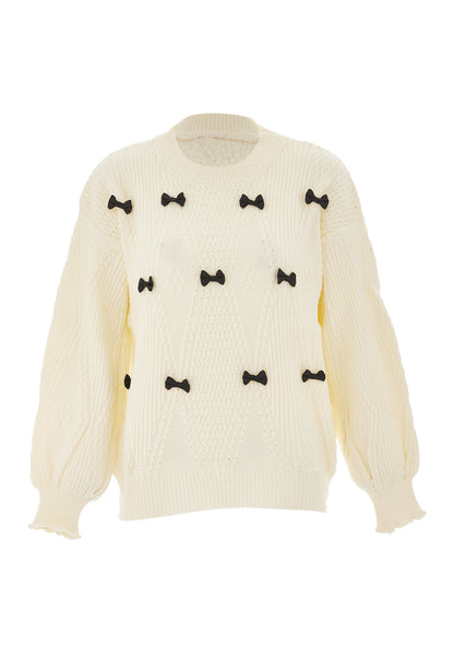 SWIRLY women's knitted sweater