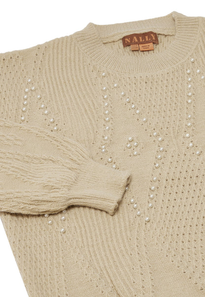 NALLY damski sweter dzianinowy