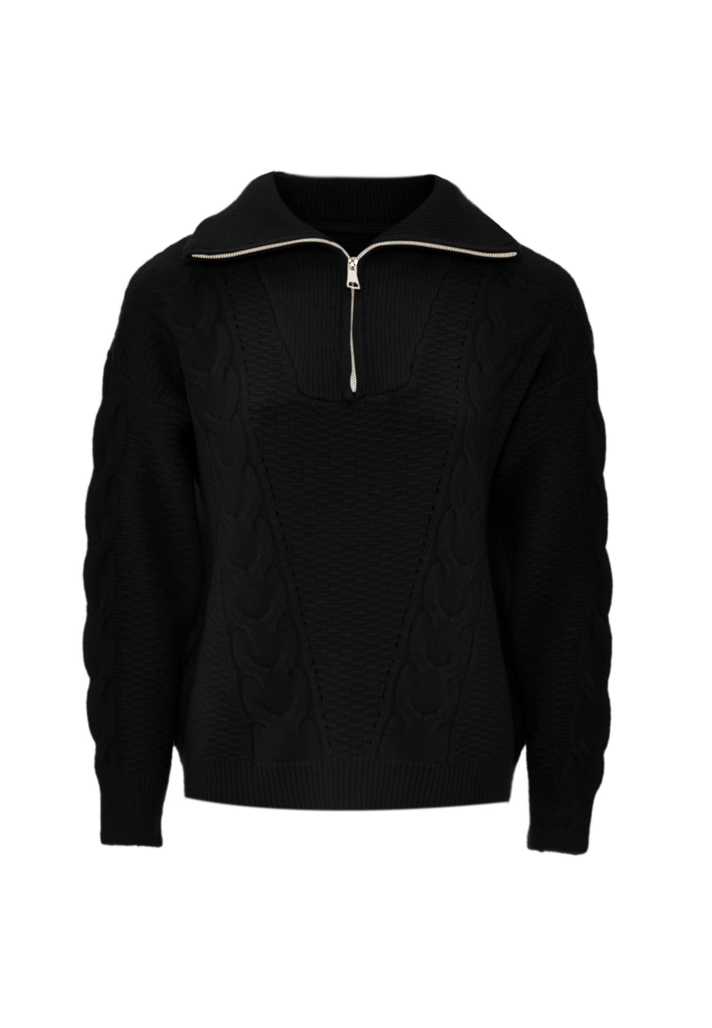 bridgeport damski sweter z dzianiny