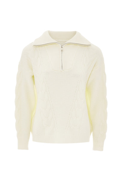 bridgeport damski sweter z dzianiny