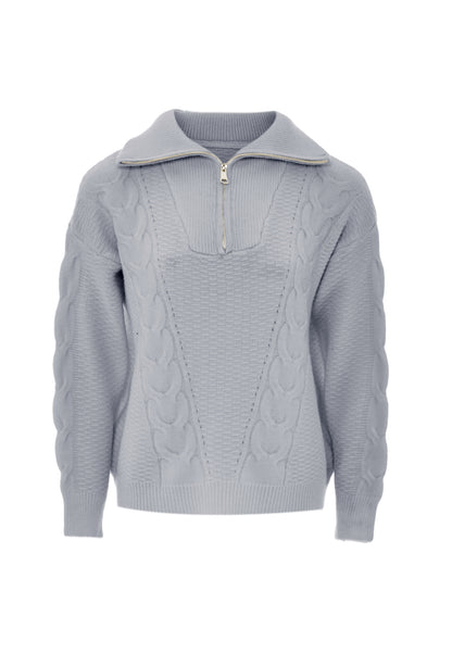 bridgeport damski sweter z dzianiny