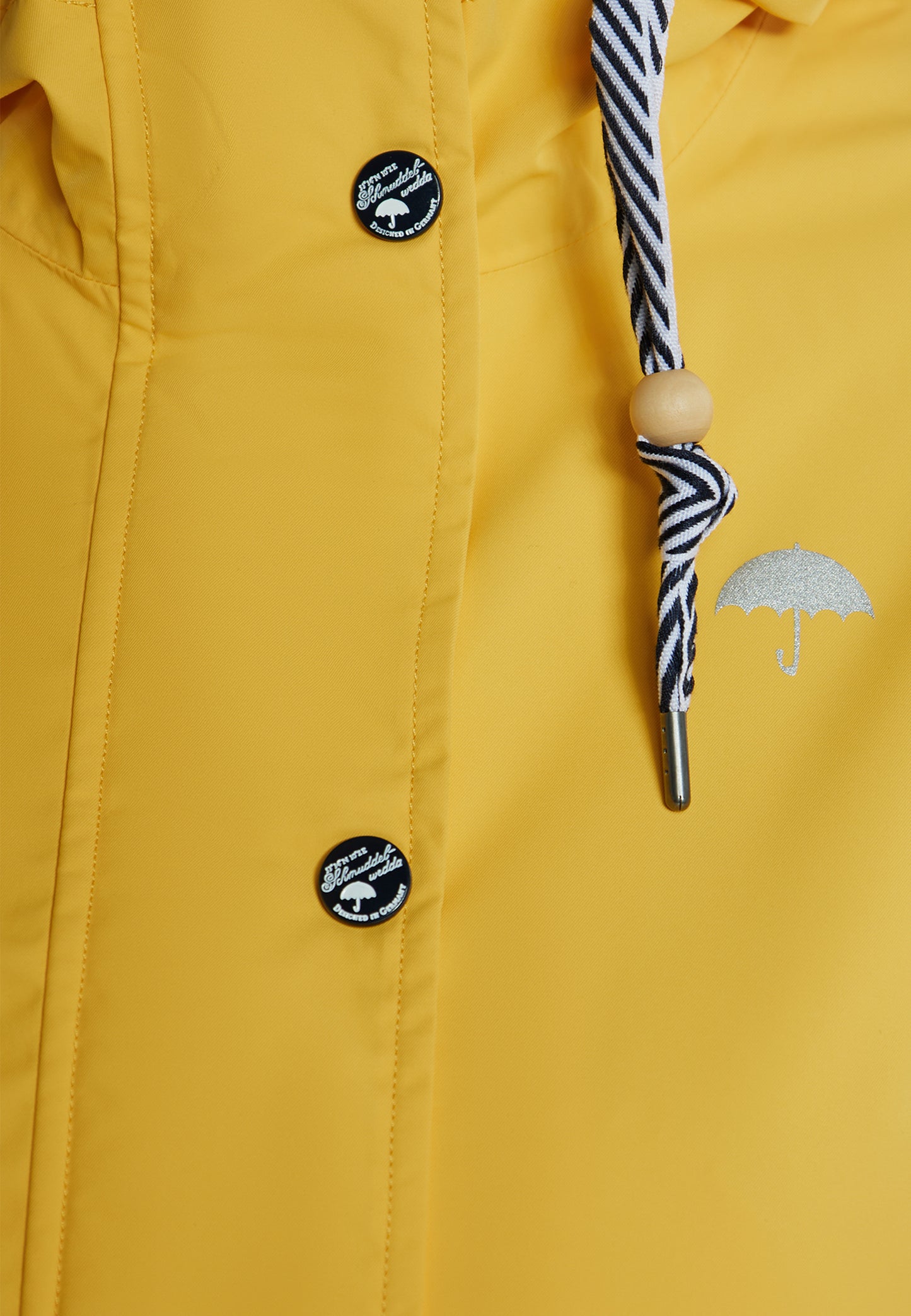 Schmuddelwedda women's rain jacket with magic print
