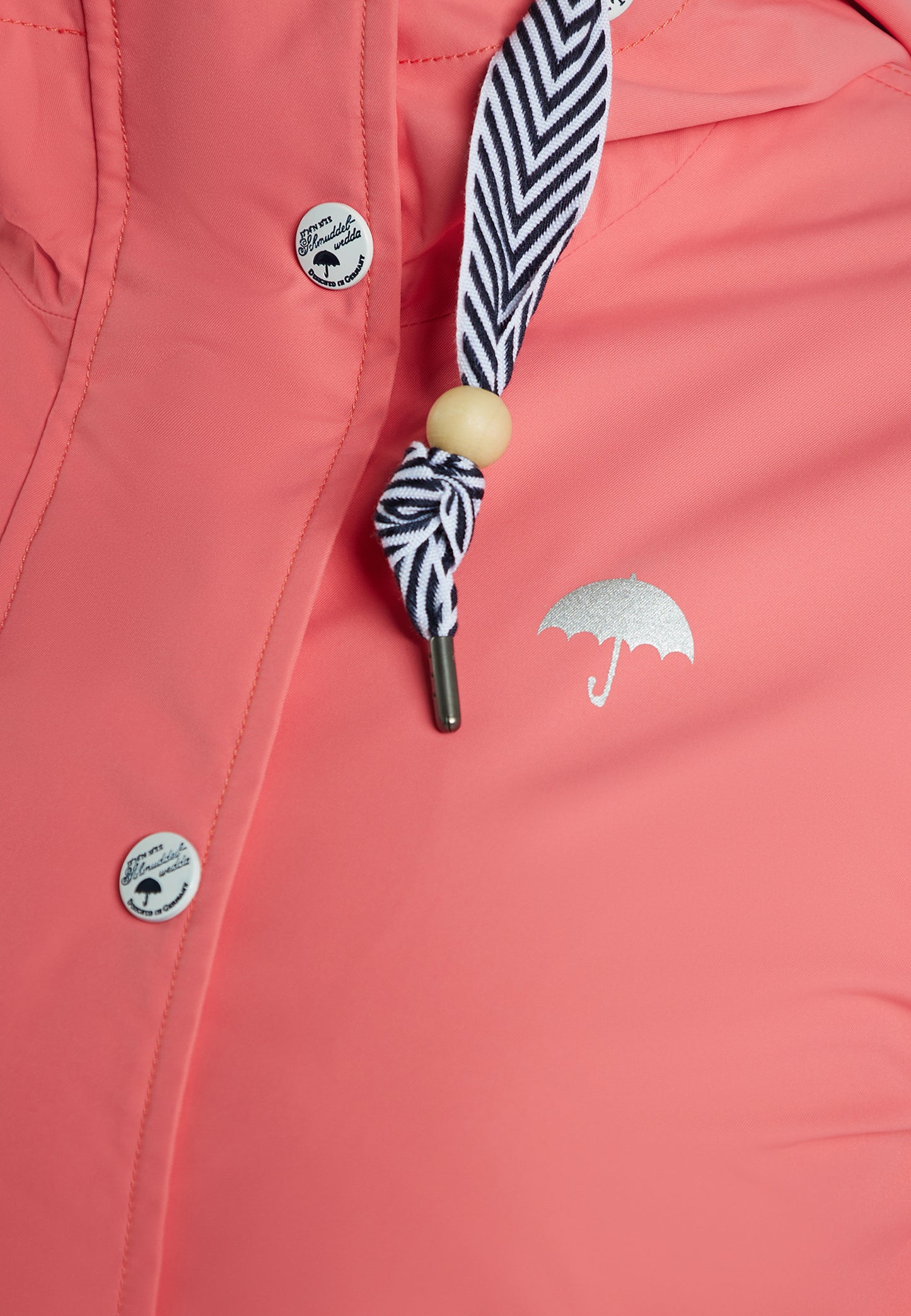 Schmuddelwedda women's rain jacket with magic print