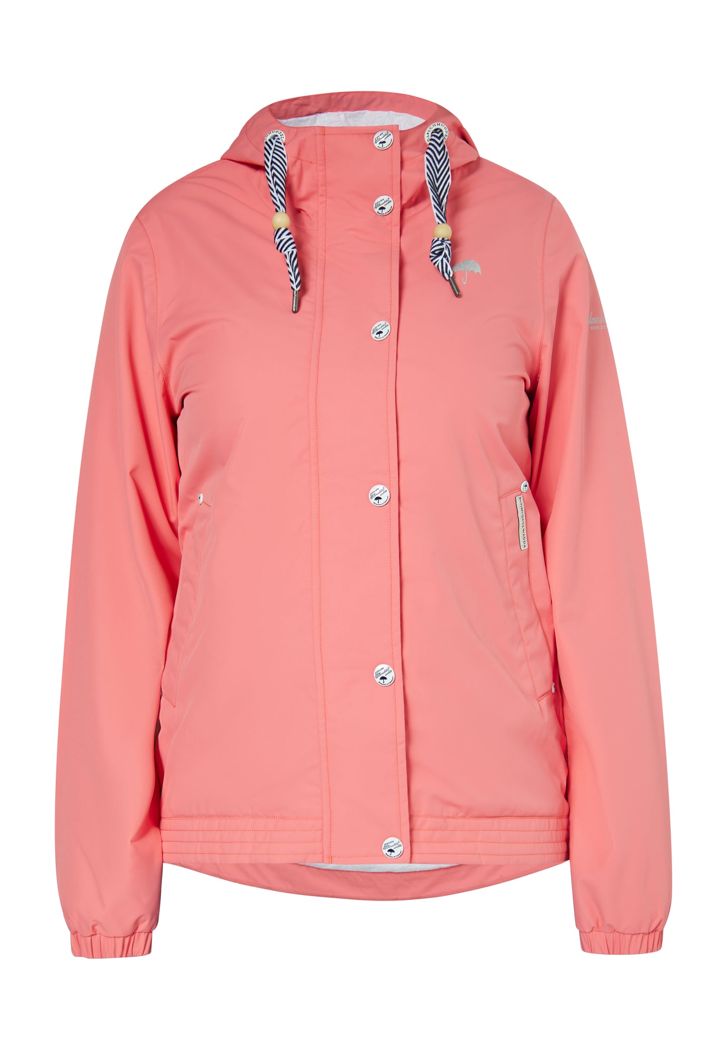 Schmuddelwedda women's rain jacket with magic print