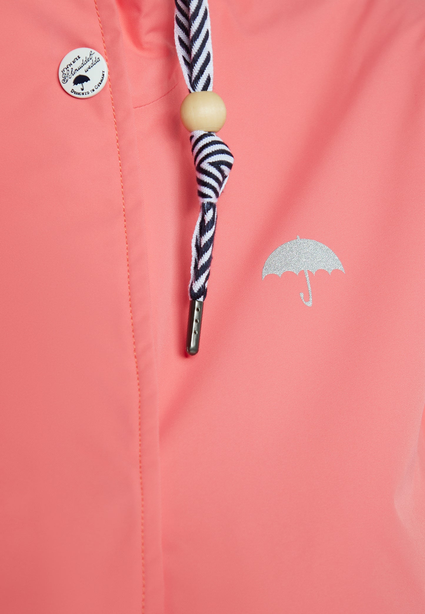Schmuddelwedda women's rain jacket with magic print