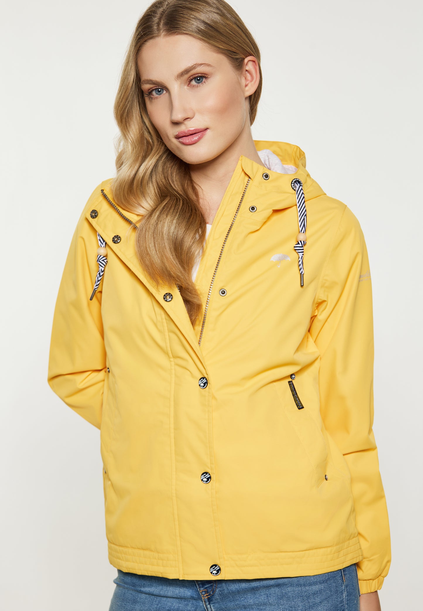 Schmuddelwedda women's rain jacket with magic print