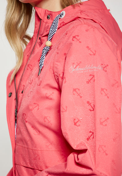 Schmuddelwedda women's rain jacket with magic print