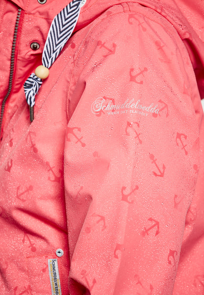 Schmuddelwedda women's rain jacket with magic print