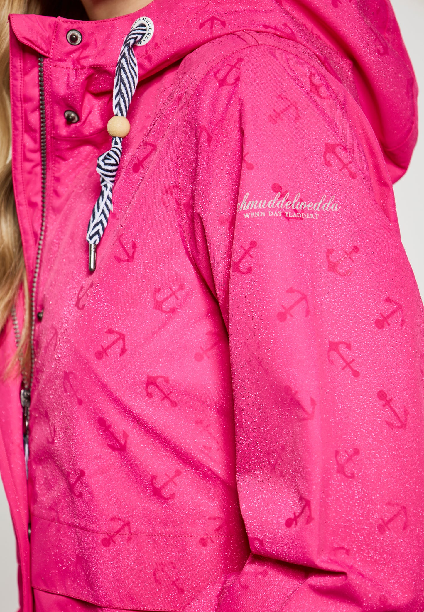 Schmuddelwedda women's rain jacket with magic print