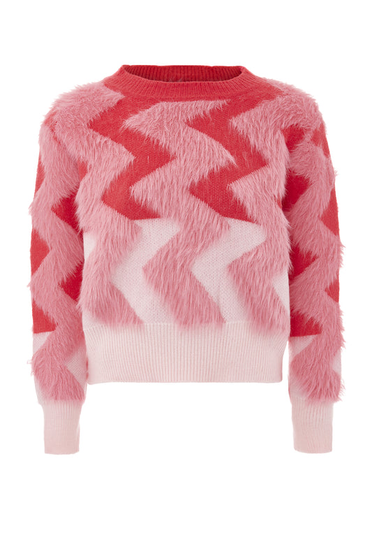 SWIRLY women's knitted sweater